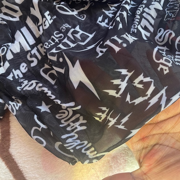 Emily the strange mesh long sleeve top - Picture 3 of 3